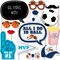 Big Dot of Happiness Go, Fight, Win - Sports - Baby Shower or Birthday Party Photo Booth Props Kit - 20 Count